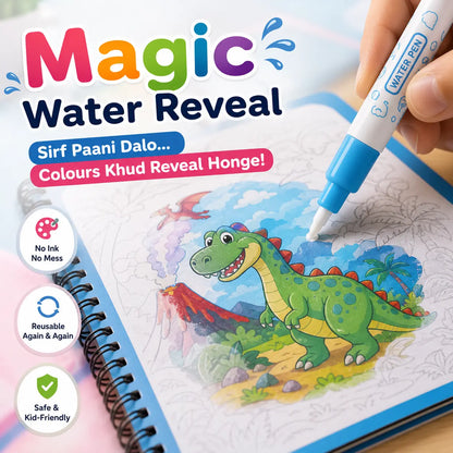 Magic Water Coloring Books Water Pen for Kids