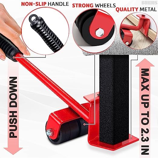 MoventraX 360° Furniture Shifting & Heavy Object Handling Support System