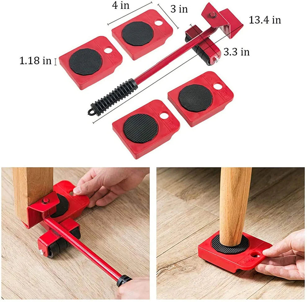 MoventraX 360° Furniture Shifting & Heavy Object Handling Support System