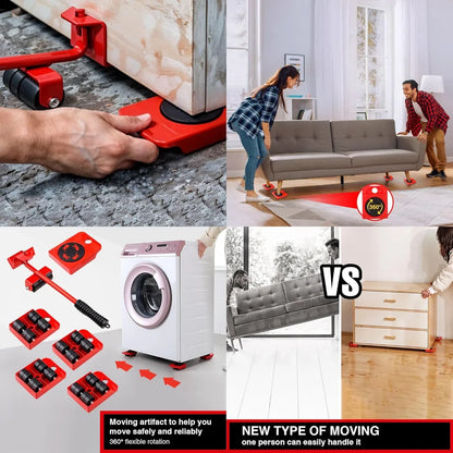 MoventraX 360° Furniture Shifting & Heavy Object Handling Support System