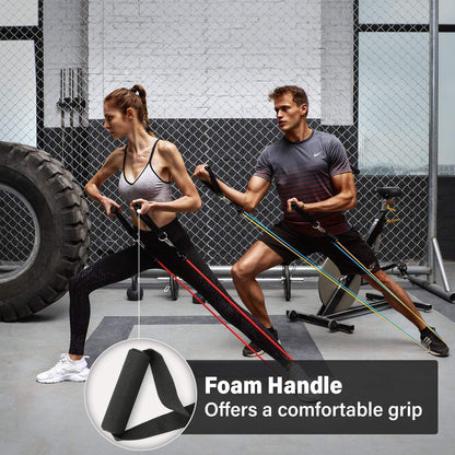 FlexoraX 11-Piece Multi-Resistance Home Fitness & Muscle Training System