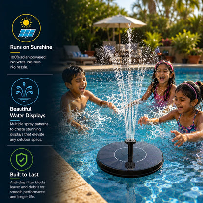 AquaVirello™ SunPowered Floating Water Display