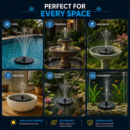 AquaVirello™ SunPowered Floating Water Display
