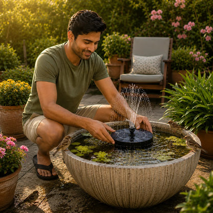 AquaVirello™ SunPowered Floating Water Display